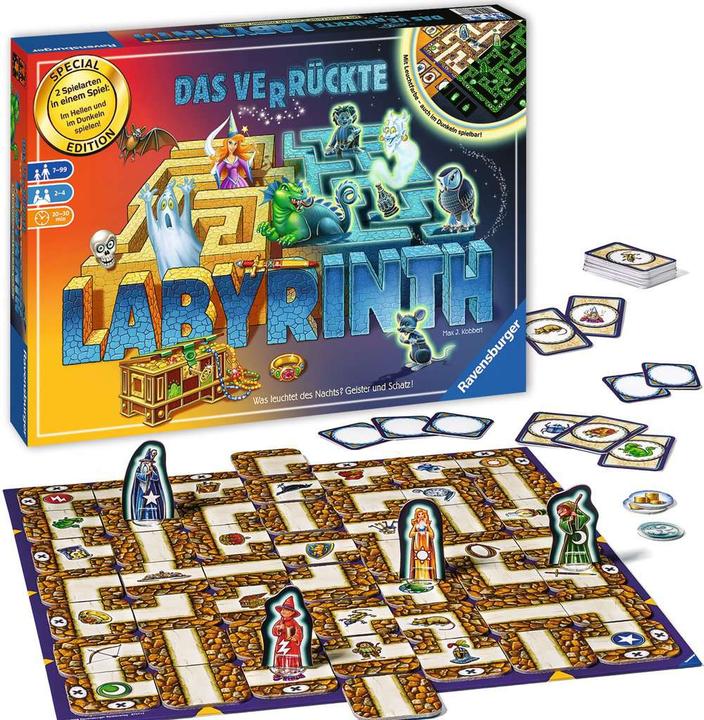 Produktbild Ravensburger Das verrückte Labyrinth - Jubiläums-Version (Deutsch, 2 - 4 Spieler)