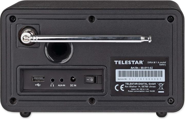 Actual product image Telestar DIRA M 1 A mobil (FM, DAB+, VHF, Web radio, Bluetooth, Wi-Fi)