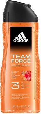 Immagine prodotto adidas Team Force Corpo Capelli Viso - 3 in 1 per uomo - 400ml (400 ml)