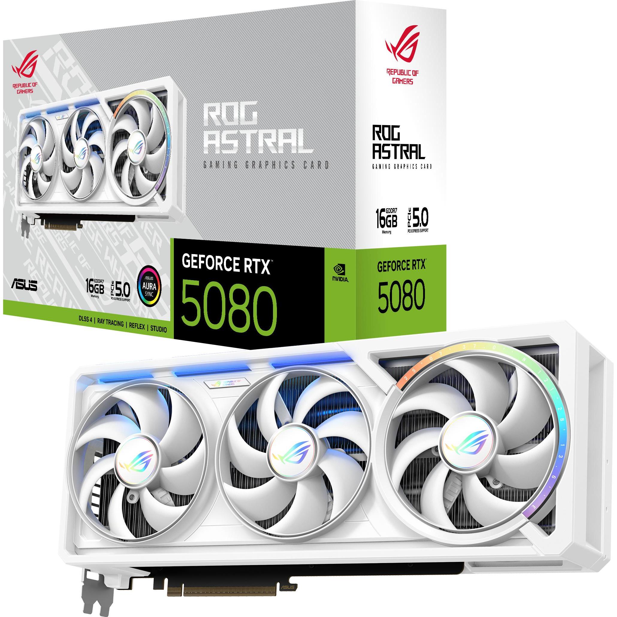 ASUS ROG Astral GeForce RTX 5080 White (16 GB), Grafikkarte
