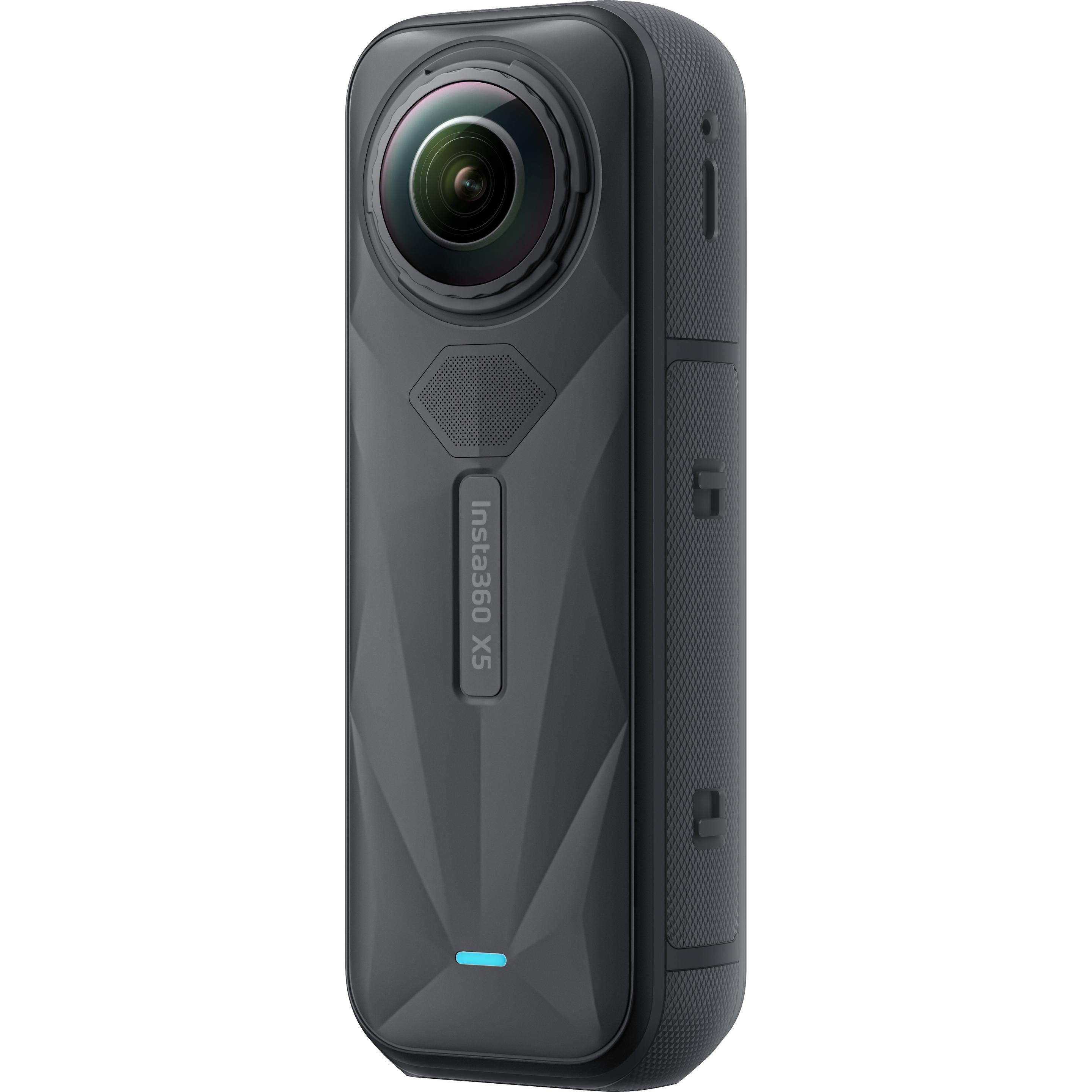 Insta360 Pacchetto X5 Essentials (30p, Bluetooth, WiFi), Action cam, Nero