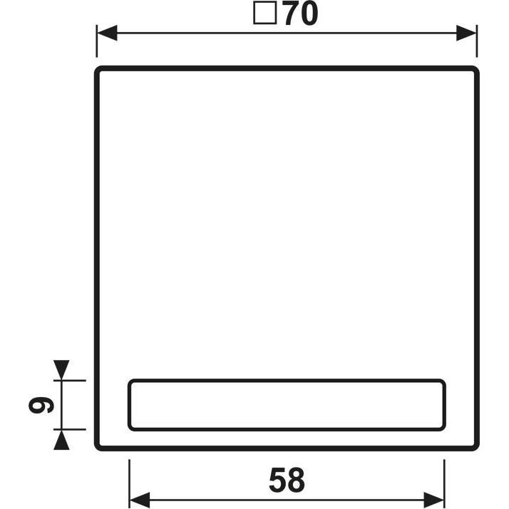 Thumbnail - JUNG, Zubehör Schalterprogramm, Klappdeckel LS or LS990BFNAKLRT