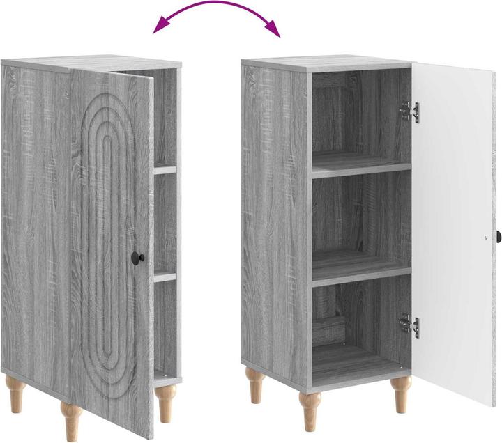 Produktbild vidaXL Modernes Sideboard (34.50 x 33 x 90 cm)