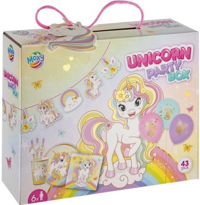 Productafbeelding Grafix Moxy - Eenhoorn Feestdoos (750001) (43 Pcs.)