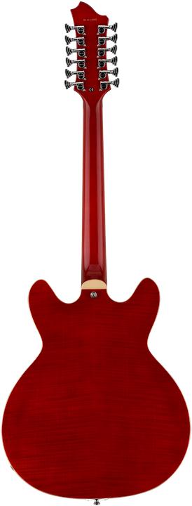Produktbild Hagstrom E-Gitarre, Viking DLX, Wild Cherry Transparent, 12-Saiter (E-Gitarre)
