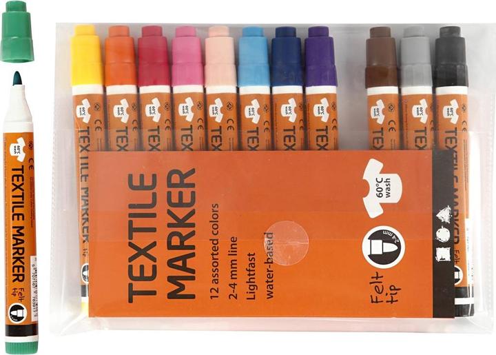Default Textile Markers (12x)