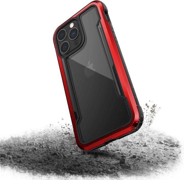 Actual product image X-Doria Raptic Shield Pro - Case iPhone 13 Pro (Anti-bacterial) (Red) (Apple iPhone 13 Pro)