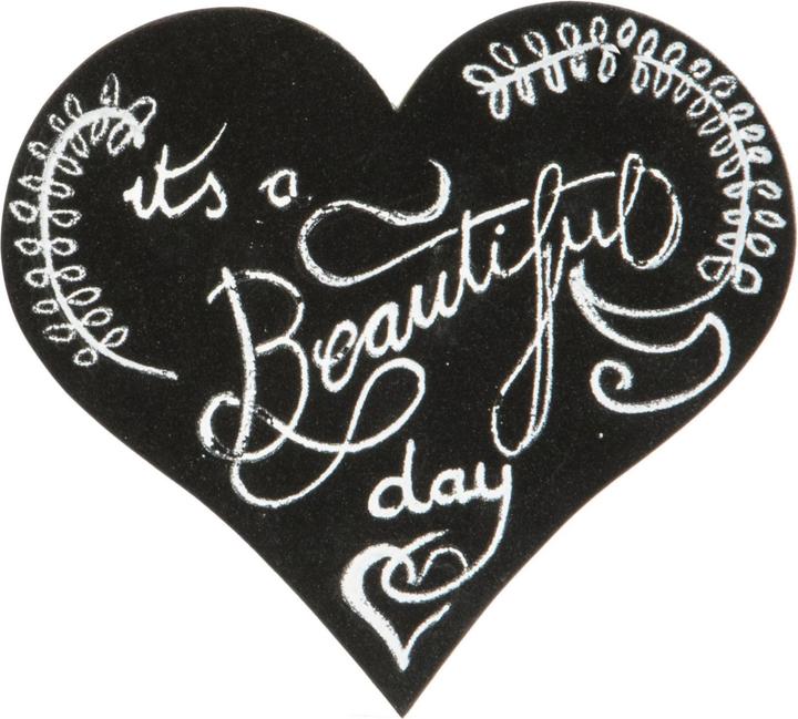 Image du produit Securit Silhouette Heart (Tableau noir, 36 x 30 cm)