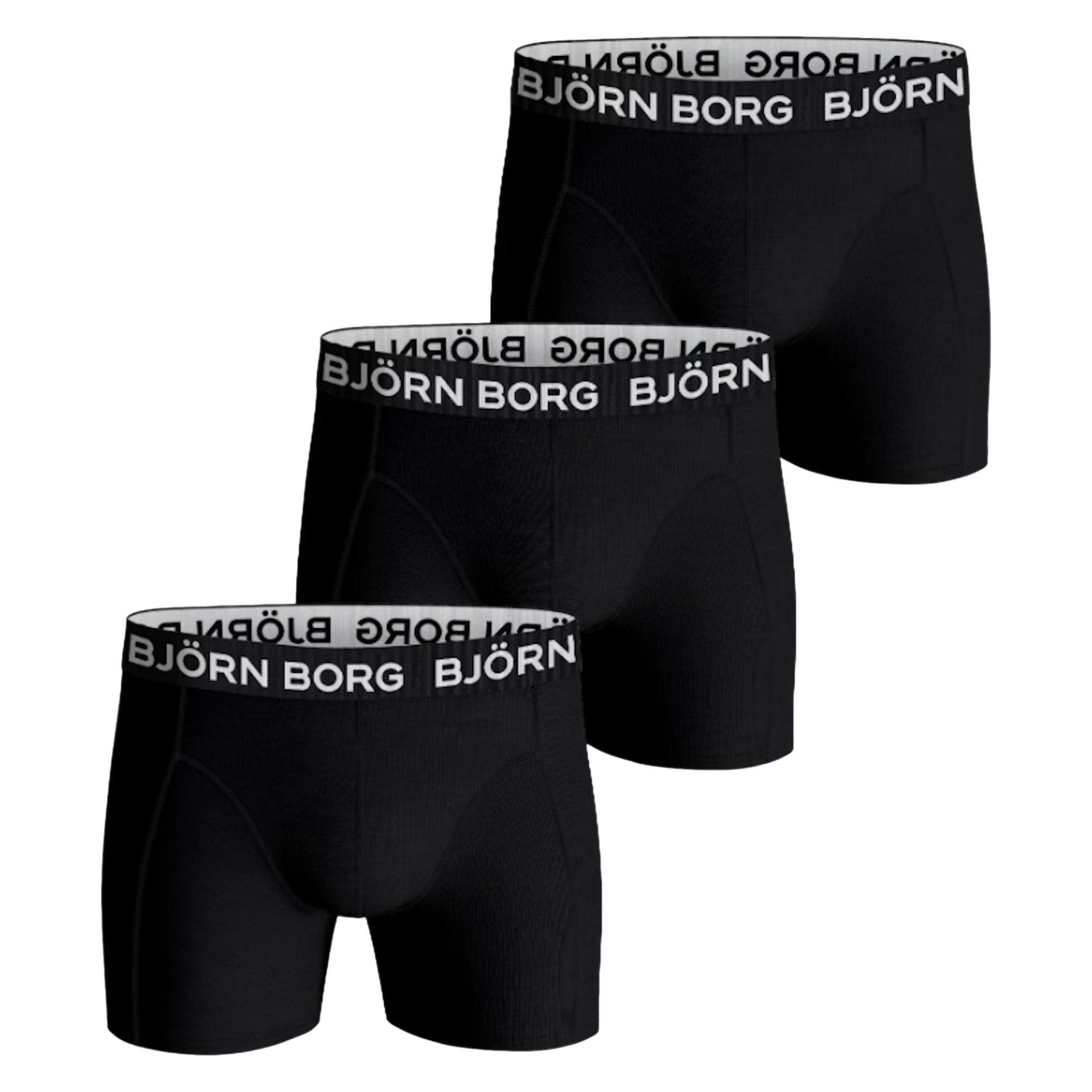 Björn Borg, Herren, Unterhosen, Cotton Stretch Boxer Trunks 3P, Mehrfarbig, (Xl, 3er Pack)