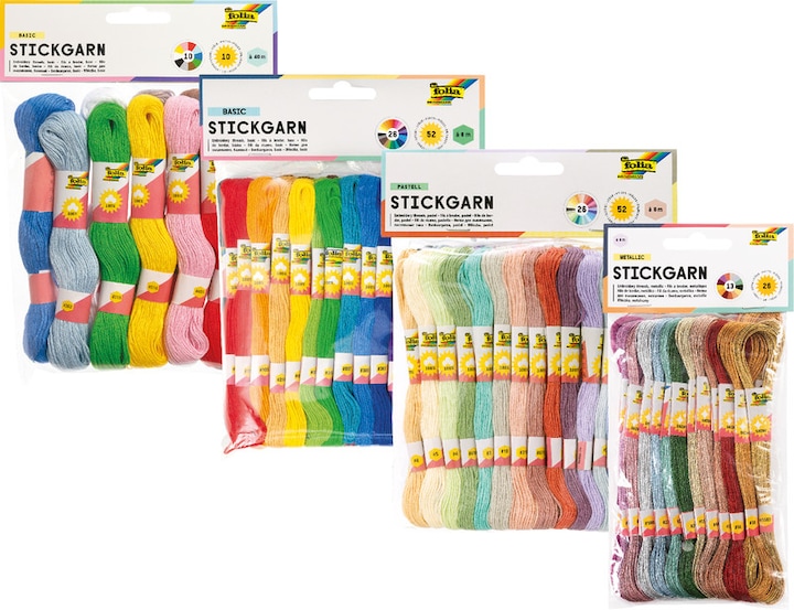 Actual product image Folia Embroidery thread set (8 m)