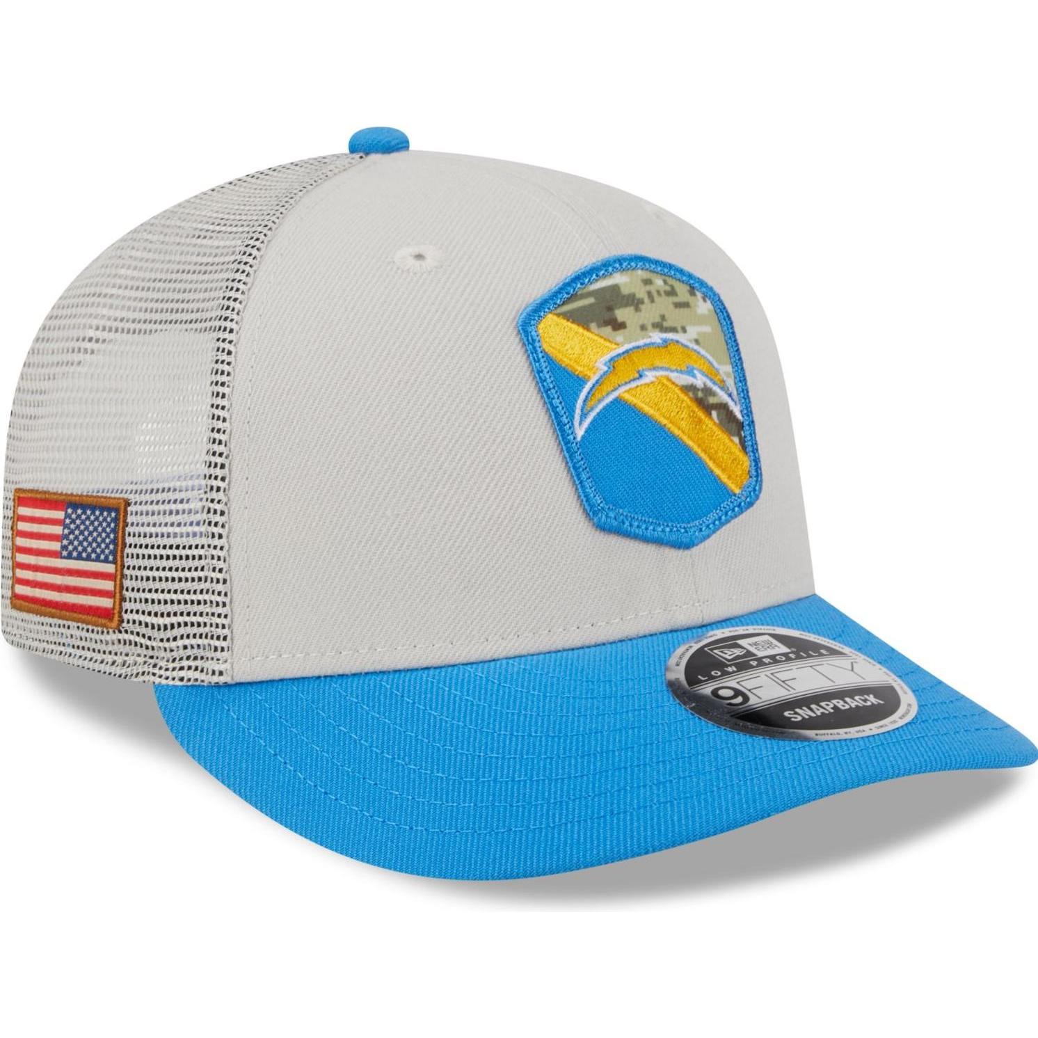New Era, Herren, Cap, 9Fifty Cap Salute to Service Los Angeles Chargers, Beige, (One Size)