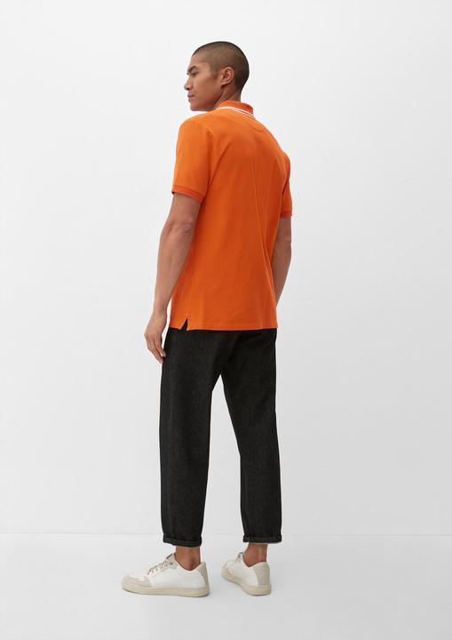 Produktbild s.Oliver Polo-Shirt Poloshirt mit Labelpatch (S)