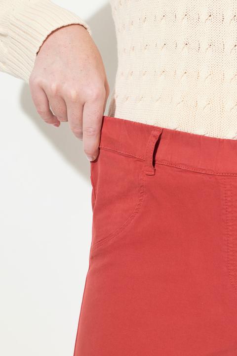 Immagine prodotto Ulla Popken Jeggings di cotone biologico con taglio della gamba stretto e cintura elastica (52)