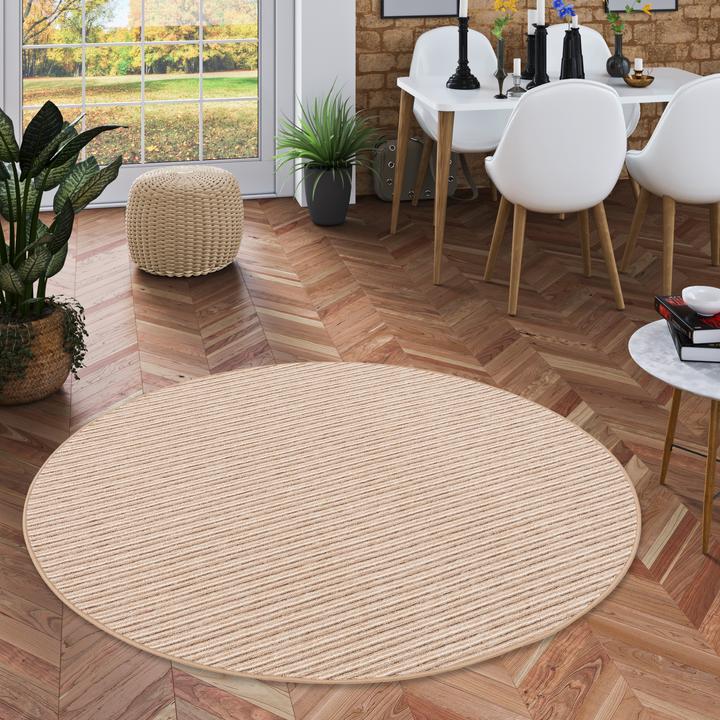 Immagine prodotto Snapstyle Tappeto berbero a righe Marta Round (200x200 cm)