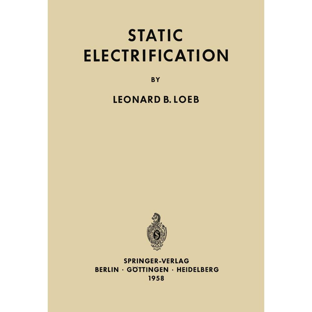 Static Electrification, Fachbücher