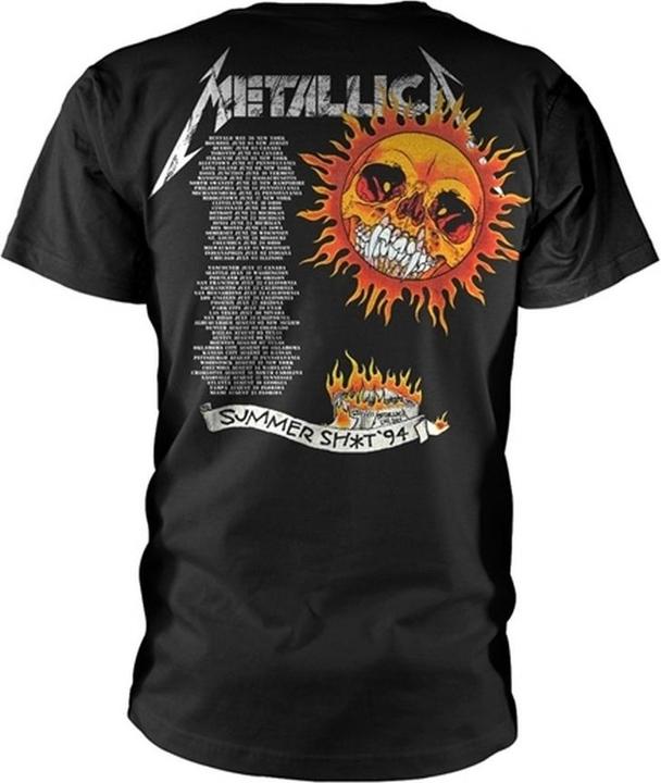Produktbild Metallica TShirt Erwachsene Flaming Skull Tour '94 (S)