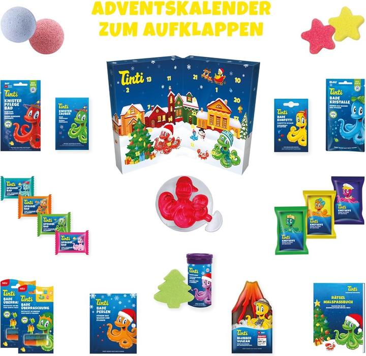 Actual product image Tinti Advent calendar