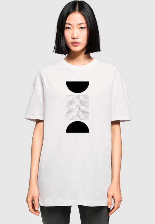 Produktbild Merchcode Ladies Abstract Lines T-Shirt - 171747 (S)