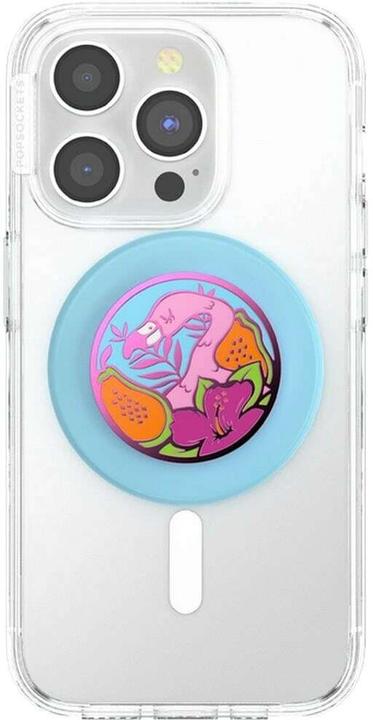 Actual product image PopSockets PopGrip MagSafe Round Flamingo Enamel