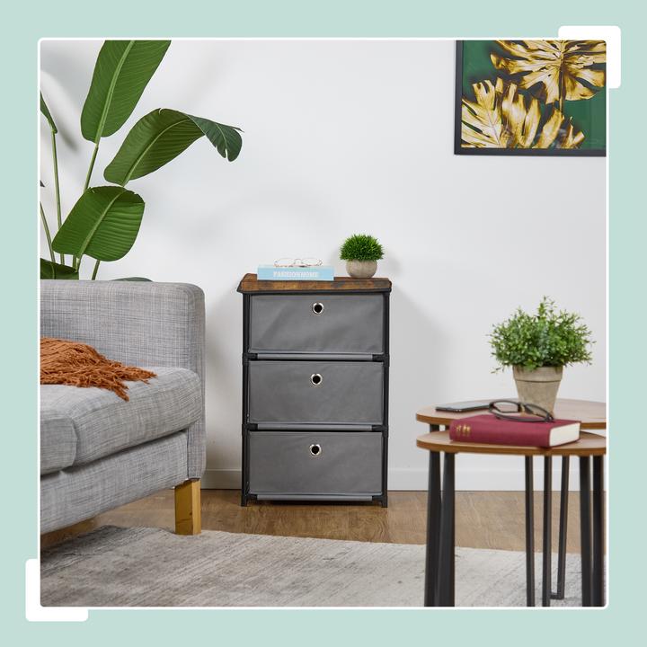 Image du produit Relaxdays Commode (43 x 33 x 65 cm)