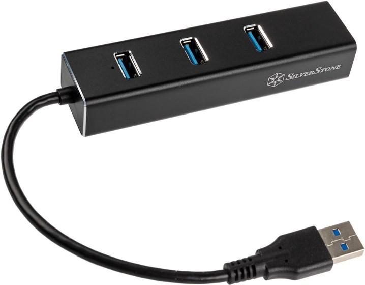 Actual product image Silverstone EP04 Stroke (USB-A, 3 ports)