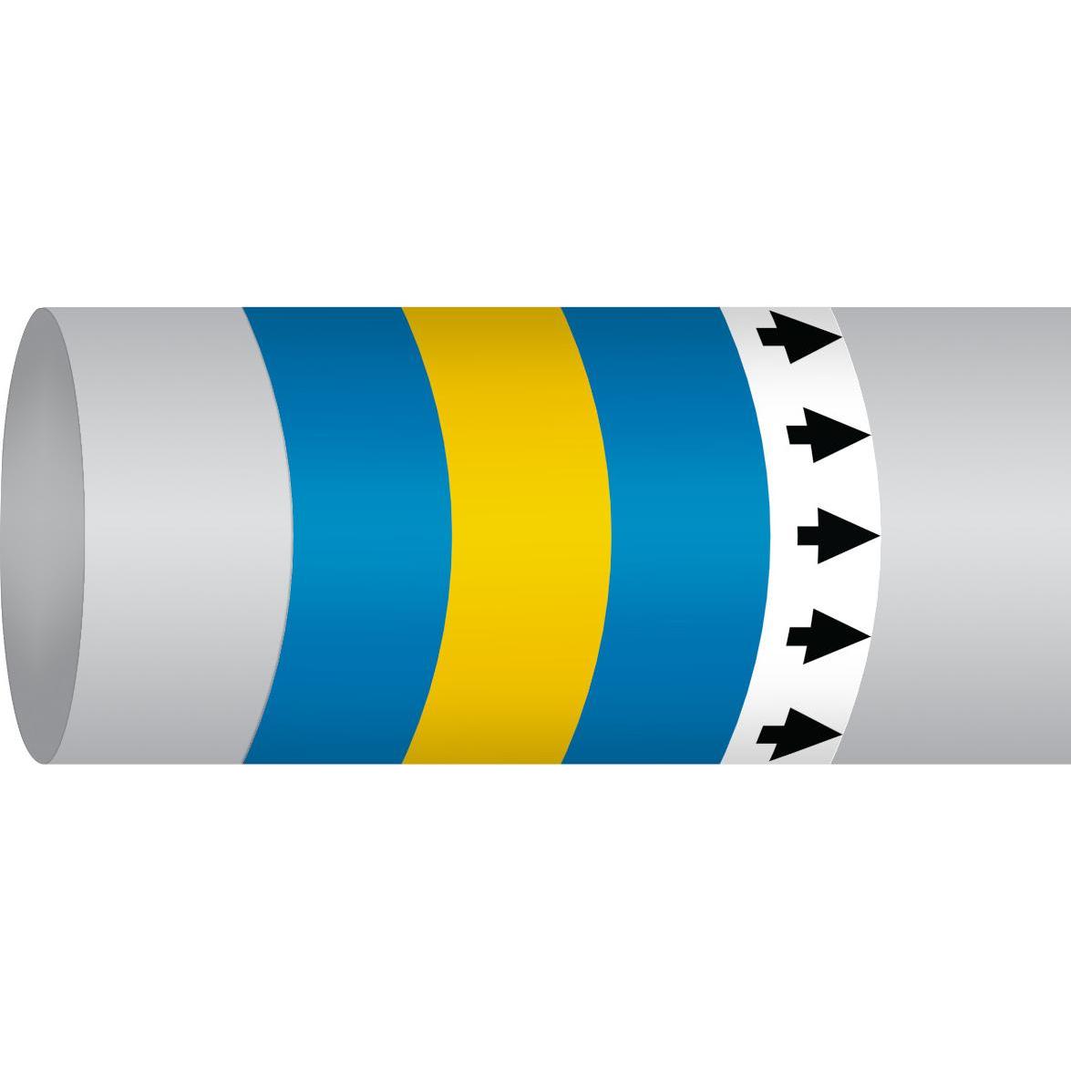 Brady B-7541, ISO 14726 IMO Rohrmarkierer - Condensate (kondensierter Wasserdampf), Polyester, Bla (310586)
