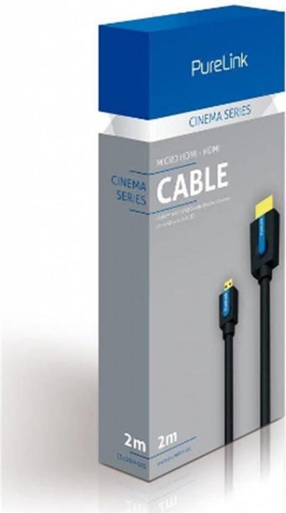 Produktbild Purelink micro HDMI (Typ D) — HDMI (Typ A) (2 m, HDMI)