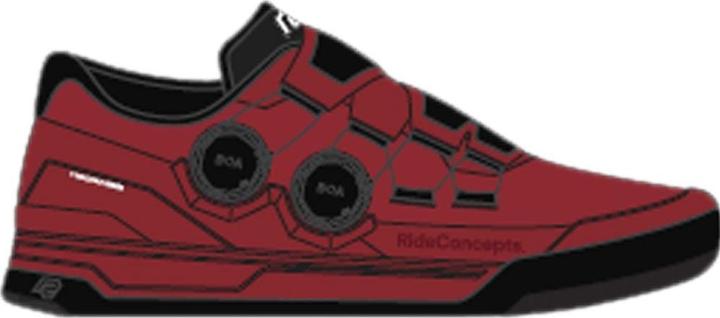 Produktbild Ride Concepts Hellion Elite BOA® Herren crimson 47 (47)