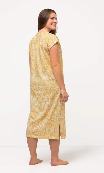 Actual product image Ulla Popken Eco Cotton Nautical Print Nightgown (46, 48)