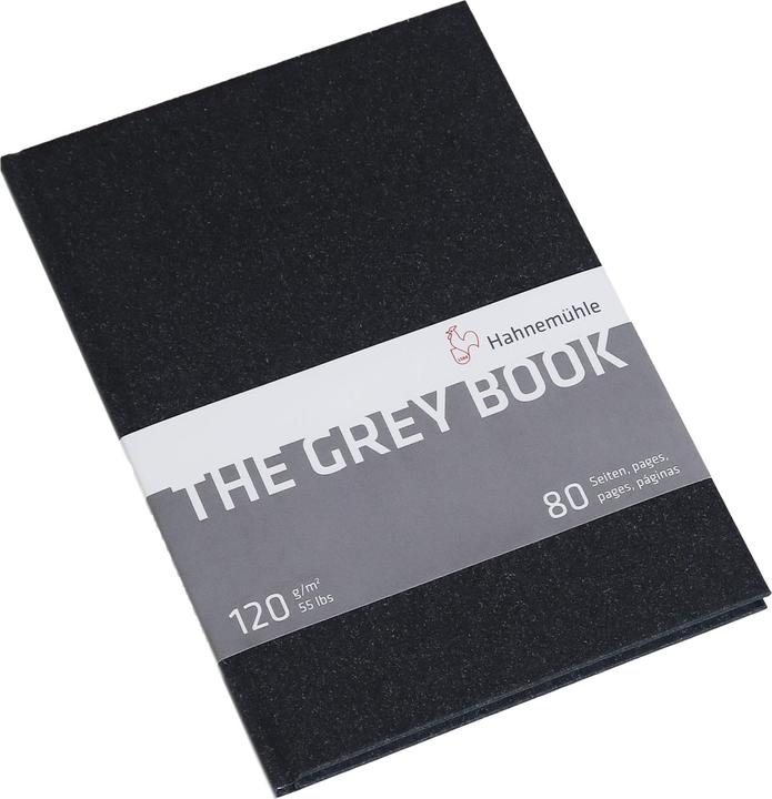 Hahnemühle The Grey Book A 5 Hochformat 80 Seiten 120 g (A5, Harter Einband)