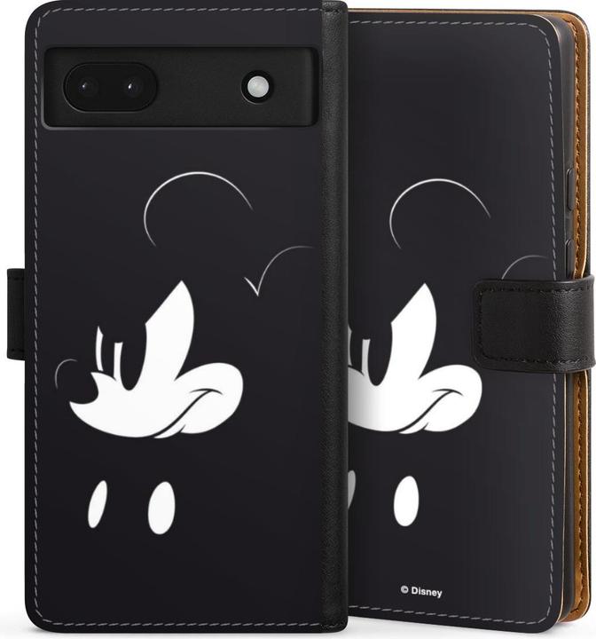 Produktbild DeinDesign Tasche für Google Pixel 6a Handy Flip Case Wallet Cover Handytasche Leder Disney Mickey Mouse (Google Pixel 6a)