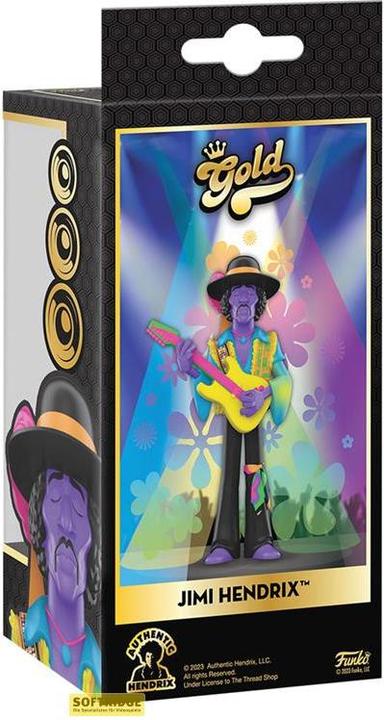 Actual product image Funko Jimi Hendrix Vinyl Gold Figure BLKLT 13 cm