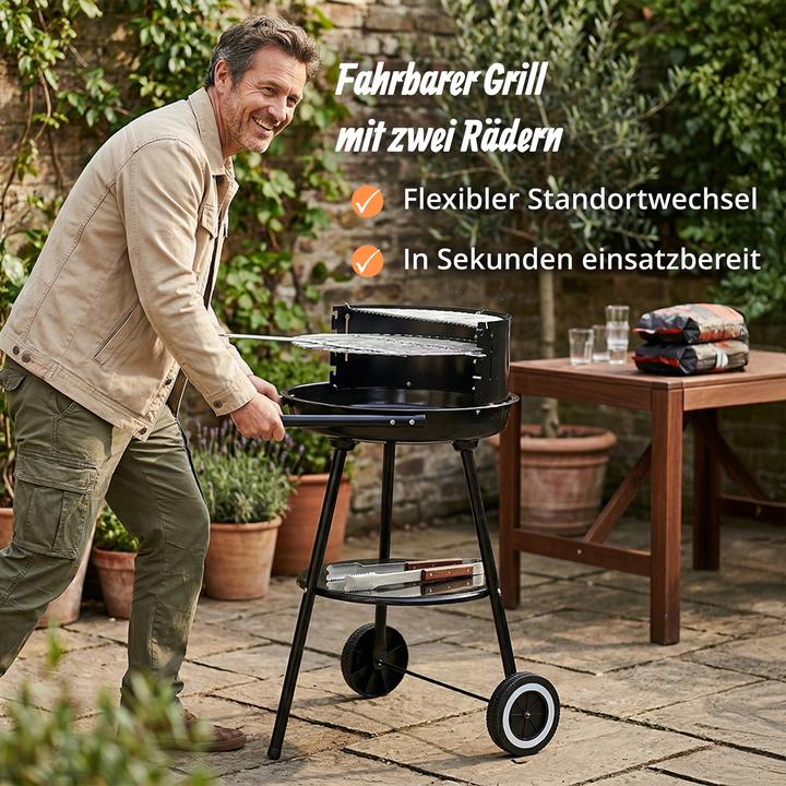 Actual product image Relaxdays Charcoal grill