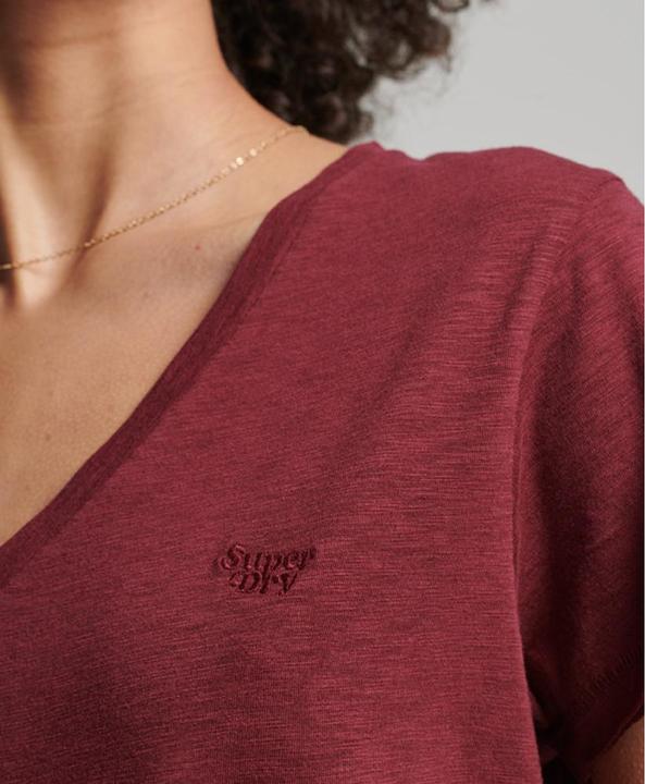 Immagine prodotto Superdry T-shirt da donna ricamata con scollo a V (XXS)