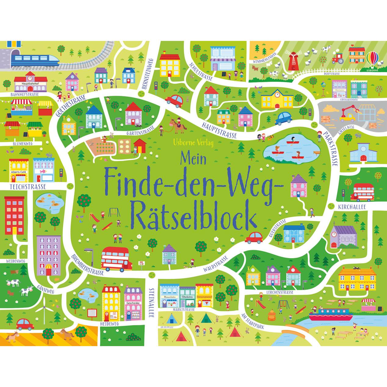 Thumbnail - Mein Finde-den-Weg-Rätselblock, Kinderbücher von Sam Smith