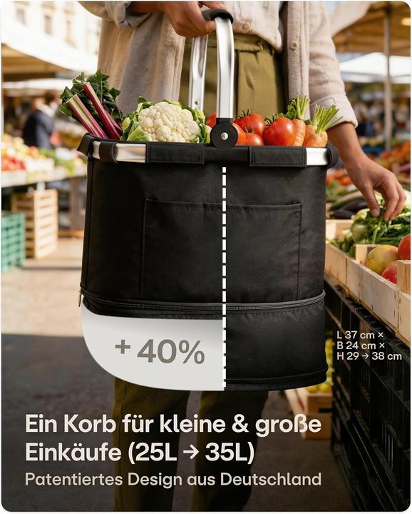 Produktbild Praknu Faltbarer Einkaufskorb