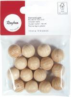 Produktbild Rayher Rohholzkugeln FSC 100%, ungebohrt, 15mm ø, 15 St