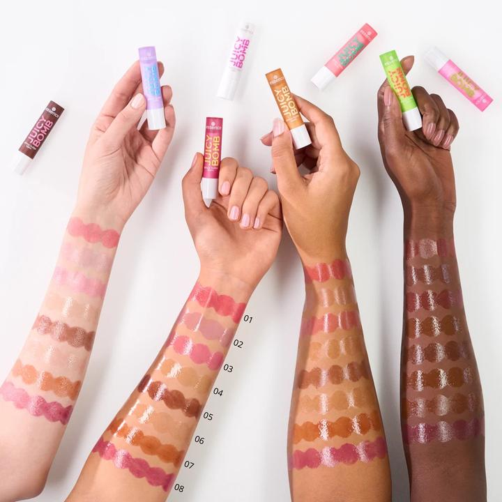 Actual product image essence Juicy bomb (Lip balm)