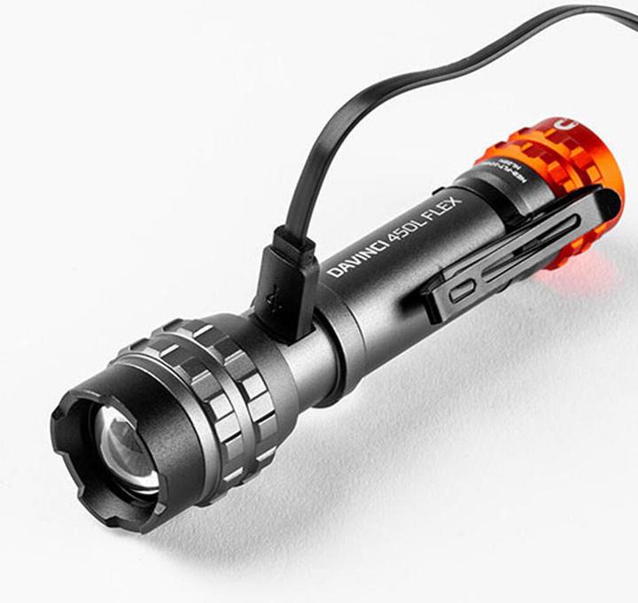 Actual product image Nebo DAVINCI 450L FLEX LED-Taschenlampe (10.85 cm, 450 lm)