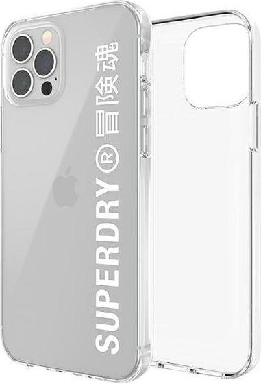 Actual product image Superdry Clear Case transparent cover with logo print (Apple iPhone 12 Pro Max)