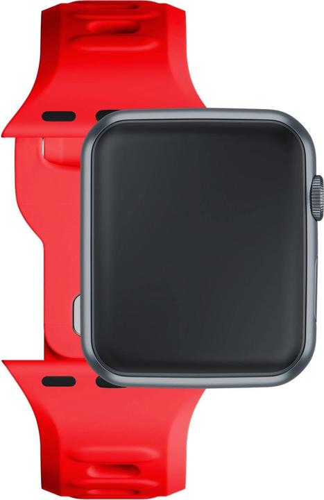 Produktbild 3MK Silicone Watch Strap czerwony/red dla Apple Watch 42/44/45/49mm (Silikon, Edelstahl)