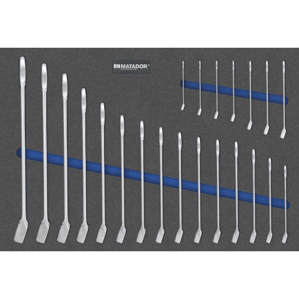Matador, Chiave inglese, MAT 8164 3185 - Ringmaulschlüsselsatz 22-teilig (10 mm, 11 mm, 12 mm, 13 mm, 14 mm, 15 mm, 16 mm, 17 mm, 18 mm, 19 mm, 20 mm,