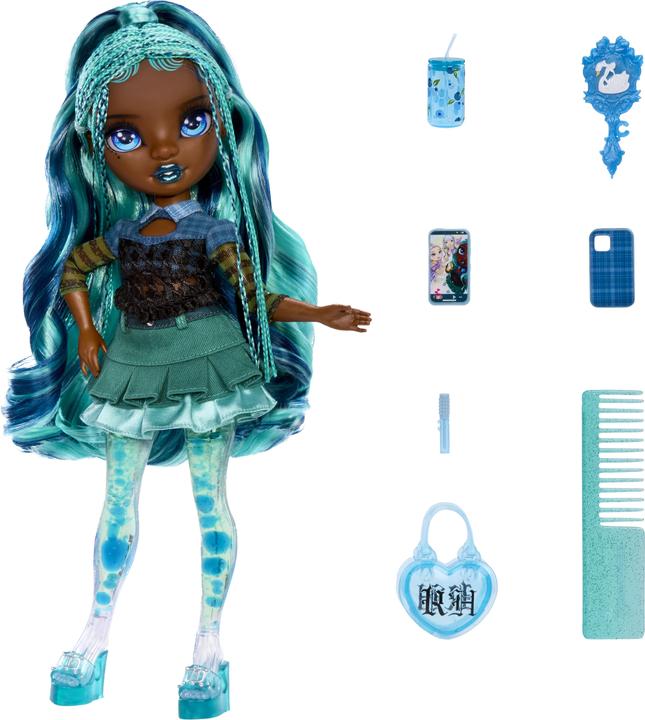 Actual product image MGA Rainbow High Sparkle & Shine Puppe Teal