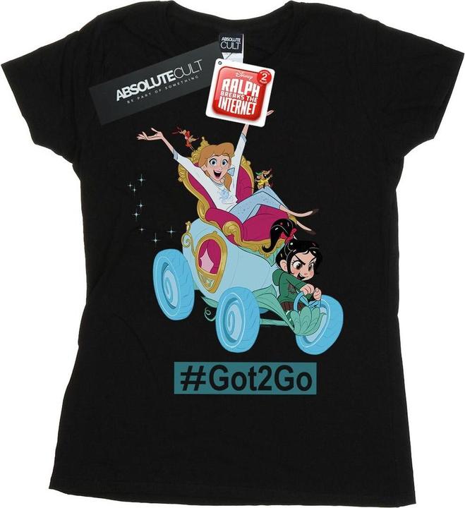 Immagine prodotto Disney Wreck It Ralph Cinderella And Vanellope Maglietta Donna (M)