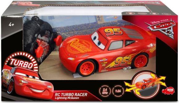 Actual product image Dickie RC Turbo Racer Lightning McQueen