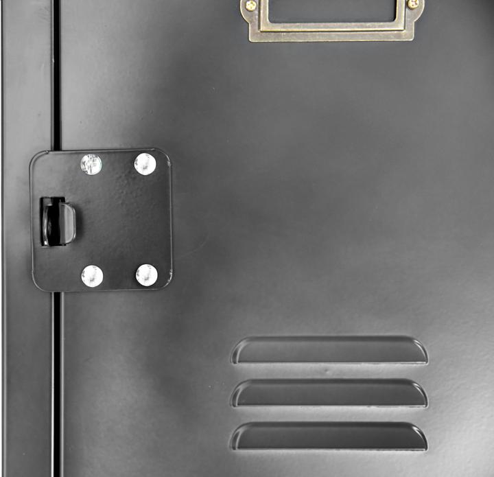 Produktbild Vintage Metall-Schrank mit 4 abschliessbaren Türen (75 cm, 82.50 cm)