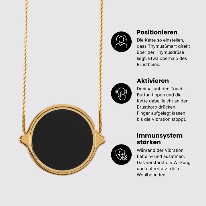 Produktbild ThymusSmart V2 Pro Always-on Wearable (Edelstahl, 60 cm)