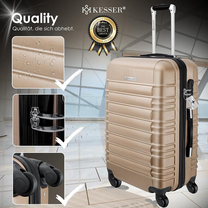 Actual product image Kesser 3-piece suitcase set (120 l)