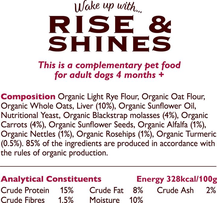 Actual product image Lily's Kitchen Treat Organic Rise & Shine, Beef, 80 g (Adult, 1 pcs., 85 g)