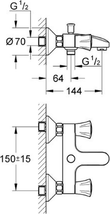 Actual product image Grohe 25450001 Bathroom faucet